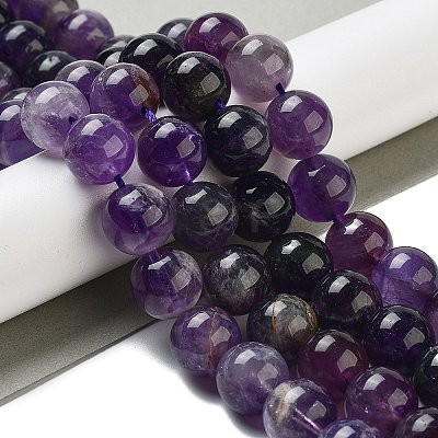 Natural Amethyst Beads Strands G-C152-01A-1