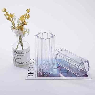 Transparent Plastic Candle Molds AJEW-SC0001-18-1