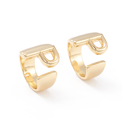 Brass Cuff Rings RJEW-L097-06P-1