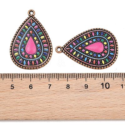 Tibetan Style Alloy Pendants AL-CBA606A-12-1