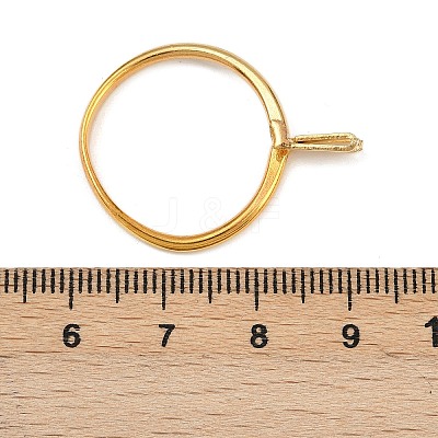 Aluminium Alloy Finger Rings Components FIND-WH0111-275A-G-1