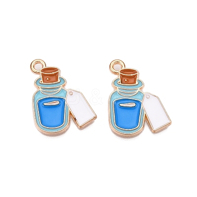 Halloween Theme Alloy Enamel Pendants ENAM-T020-07J-1