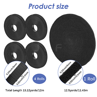 12.5 Yards Nylon Magic Tapes DIY-CY0001-17B-1
