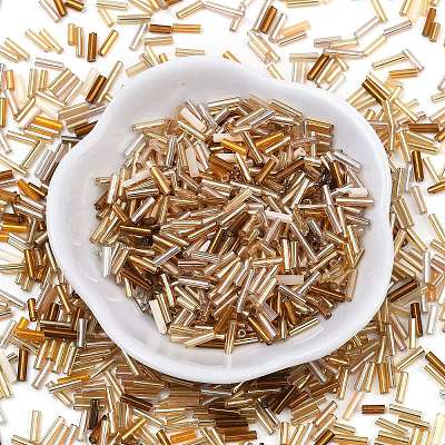 Glass Round Bugle Beads SEED-XCP0001-47G-1