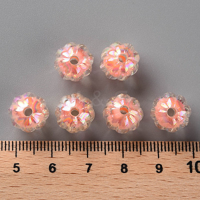 Transparent Acrylic Beads TACR-S152-07B-SS2109-1