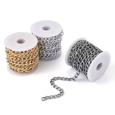 Aluminium Twisted Curb Chains CHA-CW0001-001-1