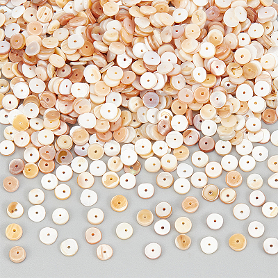 3 Strands Natural Shell Beads Strands SSHEL-NB0001-44B-1