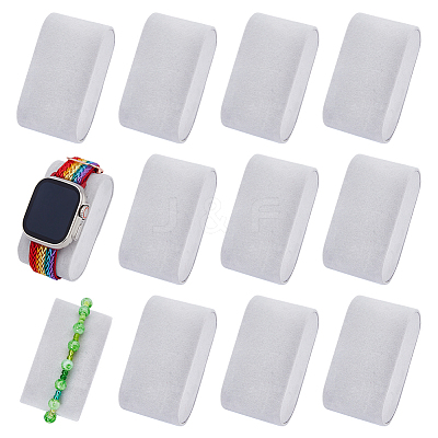 Velvet Bracelet Pillow Jewelry Displays BDIS-WH0010-04-1