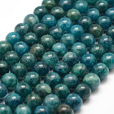 Natural Apatite Beads Strands G-F475-06-8mm-1