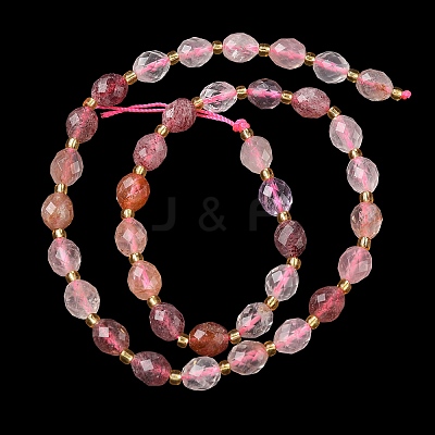 Natural Strawberry Quartz Beads Strands G-F809-A04-01-1
