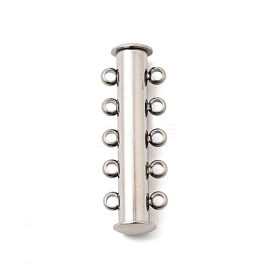 304 Stainless Steel Slide Lock Clasps STAS-F350-05D-P-1