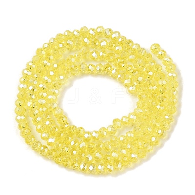 Electroplate Glass Beads Strands EGLA-A044-T1mm-A29-1