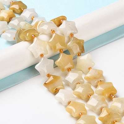 Natural Yellow Aventurine Beads Strands G-NH0005-008-1