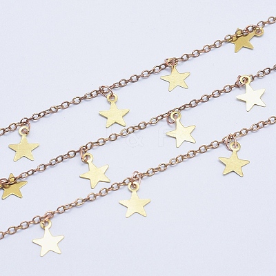 Handmade Charm Beaded Chains CHC-F005-24C-NR-1