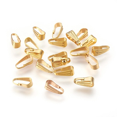 Brass Snap on Bails KK-J209-08G-NF-1