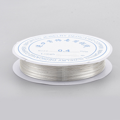 Round Copper Jewelry Wire CWIR-Q006-0.7mm-S-1