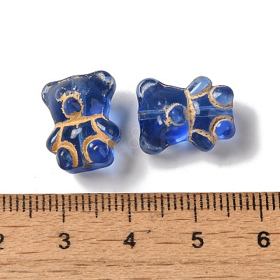 Transparent Lampwork Beads LAMP-P065-06A-01-1