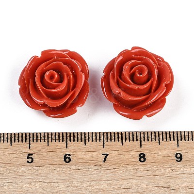 Synthetic Coral Carved Beads CORA-M001-05S-1