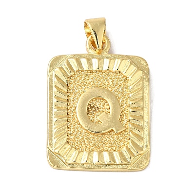 Rack Plating Brass Pendants KK-B092-42G-Q-1