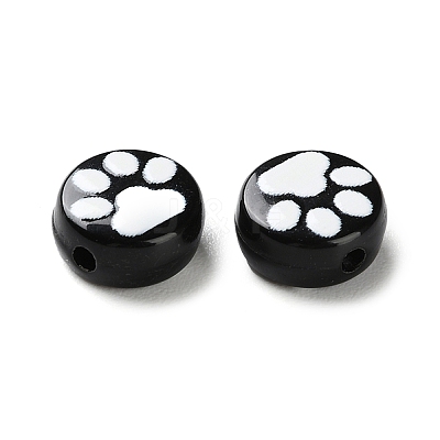 Opaque Acrylic Beads OACR-Z027-04B-02-1