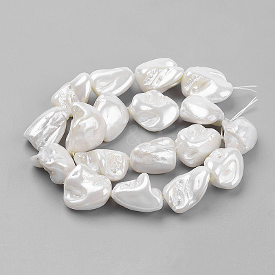 Shell Pearl Beads Strands BSHE-K010-08A-1