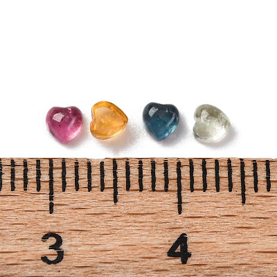 Natural Multicolor Tourmaline Cabochons G-I295-05C-14A-1
