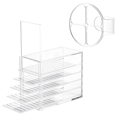 Rectangle Five-layer Acrylic Eyelash Storage Box MRMJ-OC0001-95-1