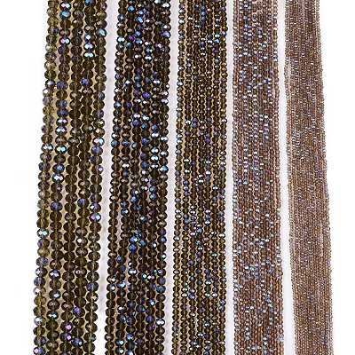 Electroplate Glass Beads Strands LS-EGLA-A044-T4mm-L16-1