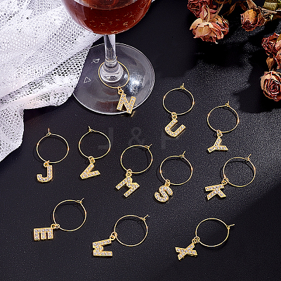 Wine Glass Charms AJEW-PH01562-1