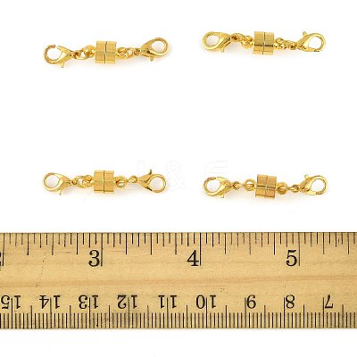 12Sets Brass Magnetic Clasps Converter KK-FS0001-95G-1
