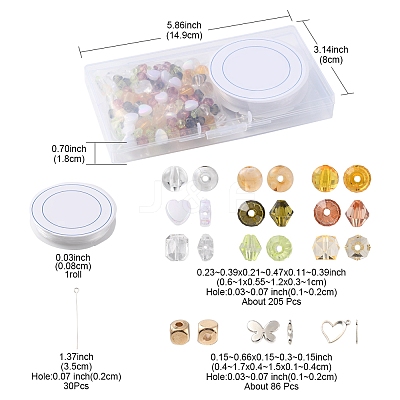 DIY Butterfly Bracelet Making Kit DIY-FS0004-45-1
