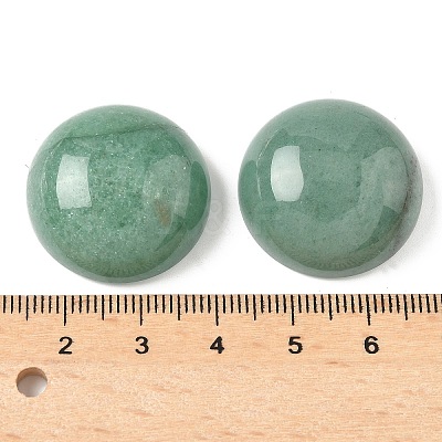 Natural Green Aventurin Cabochons G-C189-04C-1