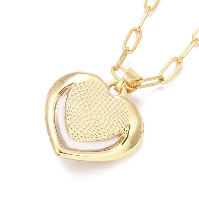 Rainbow Color Pride Necklace NJEW-H160-01G-1