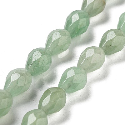 Natural Green Aventurine Beads Strands G-P520-B16-01-1