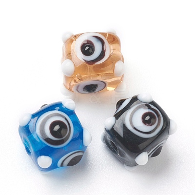 Handmade Bumpy Lampwork Beads LAMP-J092-03A-1