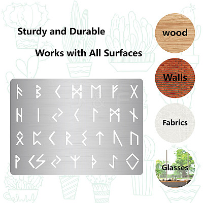 Viking Sign Stainless Steel Metal Cutting Dies Stencils DIY-WH0289-093-1