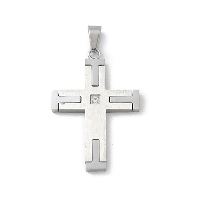 304 Stainless Steel Pendants STAS-G346-14P-1