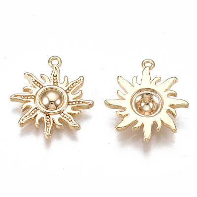 Brass Pendants KK-T038-401G-1