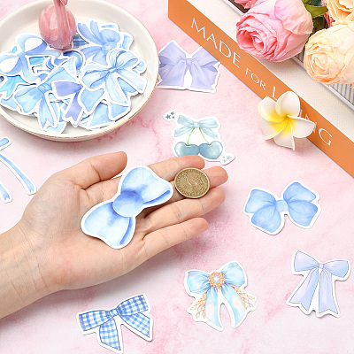 4 Sets PVC Plastic Decorative Sticker Labels DIY-SP0005-32B-1