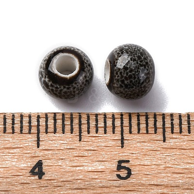 Bright Glazed Porcelain Beads PORC-D300-A32-1