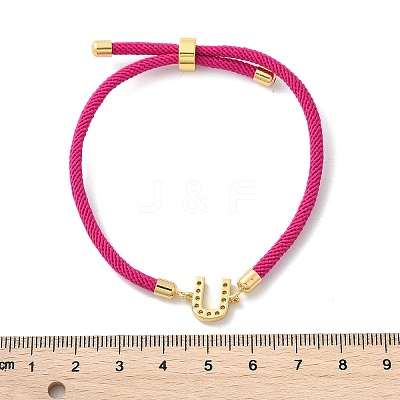 Adjustable Nylon Cord Bracelets X-BJEW-C096-01G-21-1