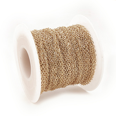 Brass Cable Chains CHC-S003-14G-1