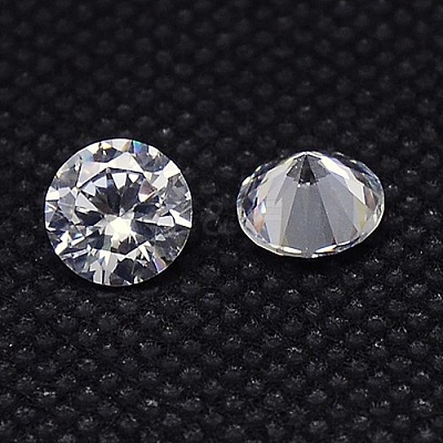 Diamond Shape Grade AAA Cubic Zirconia Cabochons ZIRC-J013-01-1.1mm-1
