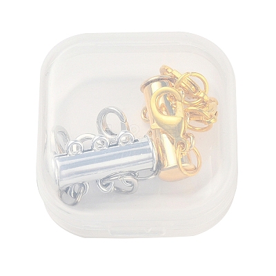 2 Set 2 Style Alloy Magnetic Slide Lock Clasps FIND-YW0001-24-1