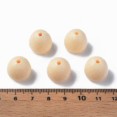 Opaque Acrylic Beads MACR-S373-10A-A15-1
