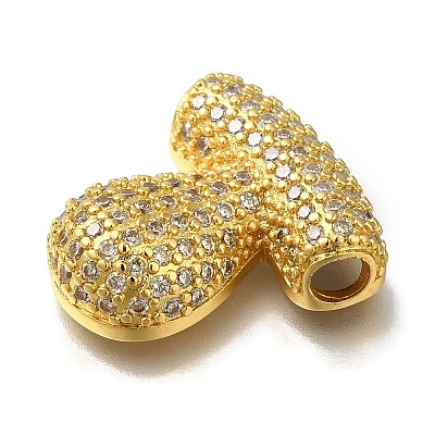 Brass with Cubic Zirconia Pendants KK-Q818-02T-G-1