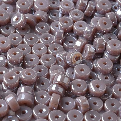 Opaque Colours Luster Glass Seed Beads SEED-E001-P3x6mm-A01-1