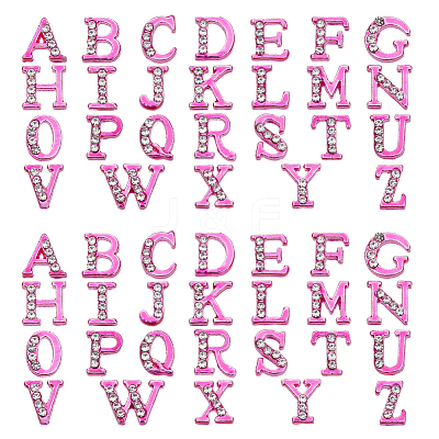 52Pcs 26 Styles Alloy Crystal Rhinestone Cabochons MRMJ-OC0004-01-1