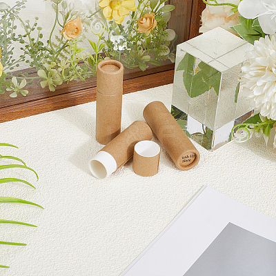 Kraft Paper Empty Lipstick Bottle LS-AJEW-WH0752-063-1