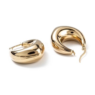 Chunky Vintage Hoop Earrings for Women X1-EJEW-O096-53G-1